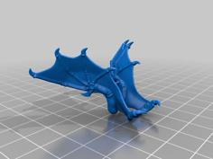 Bat-ish Wings 3D Printer Model