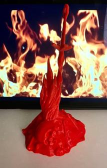 Dark Souls Bonefire Separated 3D Printer Model