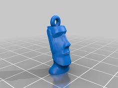 Moai Easter Island Head – Earrings And Pendants 3D Printer Model