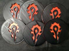 World Of Warcraft Horde Coaster 3D Printer Model