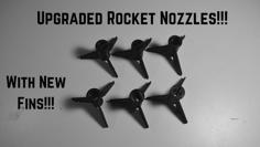 Simple Balloon Rocket Nozzles V2 3D Printer Model