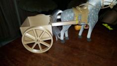 Horse Cart 3D Printer Model