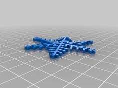 Snowflake 3D Printer Model