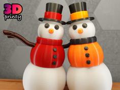 Giant Snowman – Pumpkin Vest 3D Printer Model