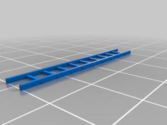 H0 Simple Ladder – Einfache Leiter 3D Printer Model