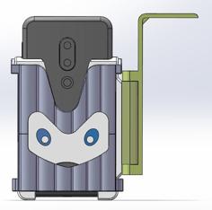 Mobile Phone Bracket On Monitor 3D Printer Model