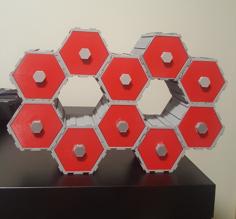 Hex Storage Drawers Dovetail 3D Printer Model