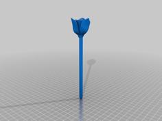 Tulip Pen 3D Printer Model