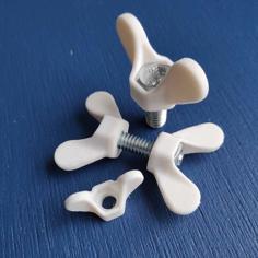 Parametric Wingnut 3D Printer Model