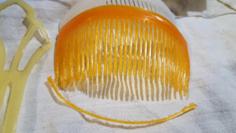 1900s Style Wide Curved Hair Comb 3D Printer Model