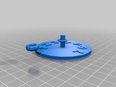 Old Telephone Rotary 3D Printer Model