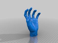 Creepy Hand Wall Mount 3D Printer Model