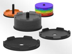 Stackable Coasters 3D Printer Model