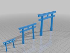 Torii Z Scale 3 Size Versions 3D Printer Model