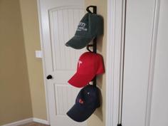 Modular Baseball Hat Rack (remix) 3D Printer Model