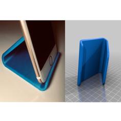 Phone Stand Cupcake Logo 3D Printer Model