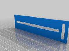 Ruler For Dyslexia/Régua Para Dislexia 3D Printer Model