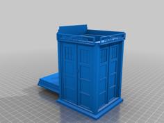 Tardis Cookie Jar/ Box 3D Printer Model