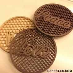 Inspirational Coasters – ESL Lesson 3D Printer Model