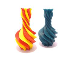 One And Two Colors Vase 3D Printer Model