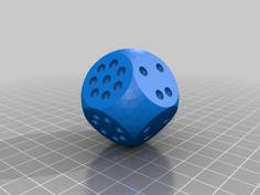 Dice Octaèdre 3D Printer Model