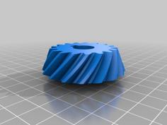 Spiral Bevel Gear Toy Set 3D Printer Model