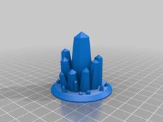 Large Crystal Marker 3D Printer Model