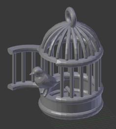 Free Bird Pendant 3D Printer Model