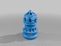 Radial Lighthouse 3D Printer Model