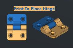 Print In Place Hinge 3D Printer Model