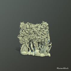 Overgrowth Stand For Descent: Journeys In The Dark 2ed Boardgame 3D Printer Model