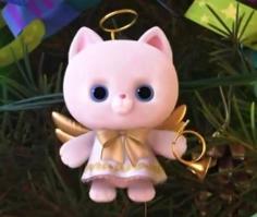 Angel Kitty Ornament 3D Printer Model