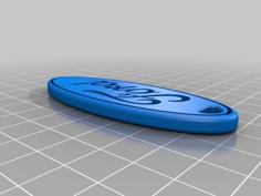 Ford Keyring 3D Printer Model