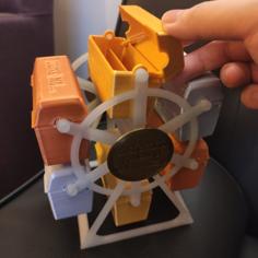 Teabag Ferris Wheel 3D Printer Model