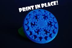 Print In Place- Distance Measuring Roll Tool 3D Printer Model