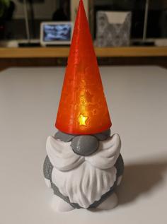 Gnome With Hat. Multicolor. Supportless 3D Printer Model