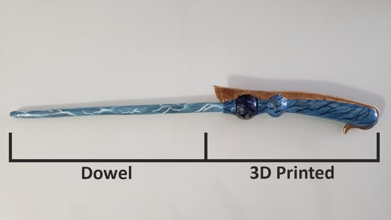 Sodalite Crystal Wand 3D Printer Model Free Download - 3axis.co