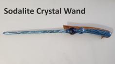 Sodalite Crystal Wand 3D Printer Model