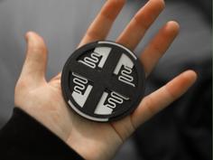 Customizable Lens Cap (Easy Assembly) 3D Printer Model