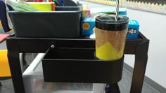 Teacher Cart Cup Holder 3D Printer Model