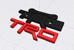 TRD Grille Badge 3D Printer Model