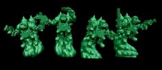 Retro Space Orc Flyboys Add On Kit 3D Printer Model