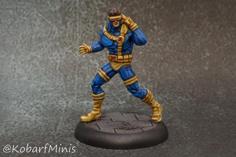 Cyclops (X-Men/Marvel Presupported 35mm Wargame Miniature) 3D Printer Model