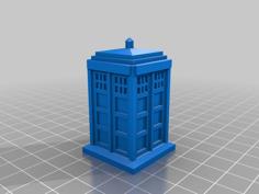 Parametric Tardis – Material Saver 3D Printer Model