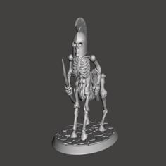 28mm – Undead Skeleton Centaur With Longbow 3D Printer Model