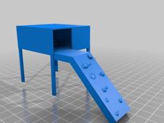 Elevated Reptile Hide 3D Printer Model