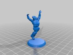 Magician’s Red DnD Miniature 3D Printer Model