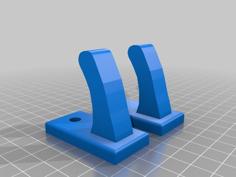 Pair Of Wall Hooks 3D Printer Model