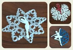 Dancing Snowflakes 3D Printer Model