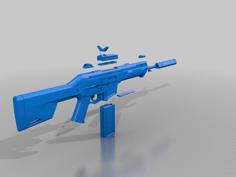 Valorant Phantom Rifle W/ Detachable Holosight 3D Printer Model